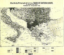 Races of Eastern Europe by Alexander Gross, published by "Geographia" Ltd. in The Daily Telegraph, 1918. Races of Eastern Europe - A. Gross 1918, London.jpg
