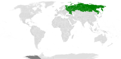 Location of Russia in 1993