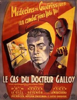 <i>The Case of Doctor Galloy</i> 1951 film