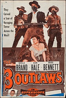 <i>The Three Outlaws</i> 1956 American western film