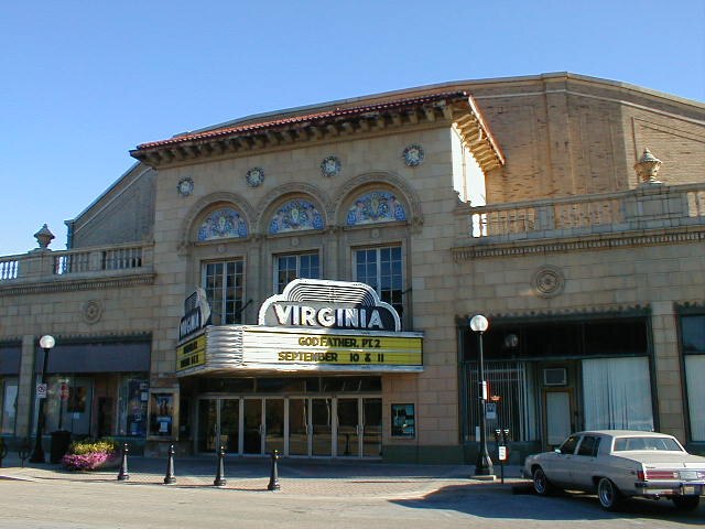 The Virginia Theatre in Downtown Champaign.