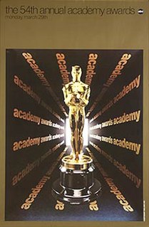 54th Academy Awards awards presented March 29, 1982