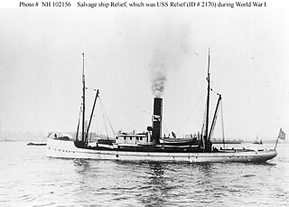 USS <i>Relief</i> (ID-2170) Salvage tug requisitioned by the US Navy