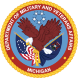 Logotipo del Departamento de Asuntos Militares y de Veteranos de Michigan.png