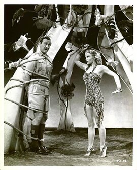 David Niven and Joan Caulfield in the dream sequence