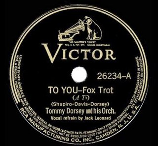 <span class="mw-page-title-main">To You (1939 song)</span>