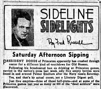 An example of Russell's column in the Nashville Banner, October 29, 1936