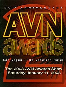 2003 AVN Awards Show Program cover