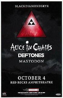 Blackdiamondskye Concert tour by American rock bands Alice in Chains, Deftones and Mastodon