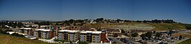 CSUEB student housing district, facing east, showing both old and new facilities CSUEBdorms.jpg