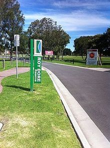 Entrance to Roy Dore Reserve, Carrum