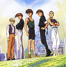 Original Mobile Suit Gundam Wing Anime Poster