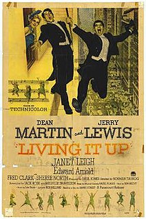 <i>Living It Up</i> 1954 film by Norman Taurog