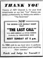 Thumbnail for File:The Last Call.png17 Oct 1958.png