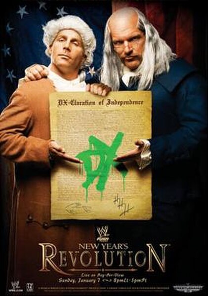 Promotional poster featuring D-Generation X (Shawn Michaels and Triple H)