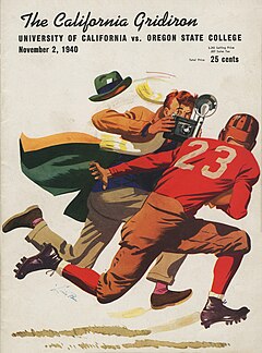 Cover of the program for the Week 6 matchup between the Beavers and the Cal Golden Bears. 401102-OregonState-Cal-program.jpg