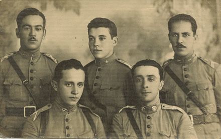 Brazilian Army officers in World War I, 1918.