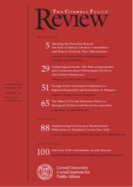 File:Cornell Policy Review Cover, Volume 2.tif