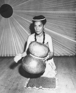 Iolani Luahine Native Hawaiian kumu hula, dancer, chanter and teacher