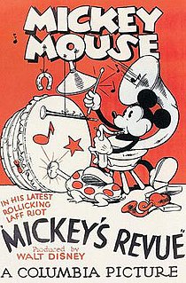 <i>Mickeys Revue</i> 1932 Mickey Mouse cartoon