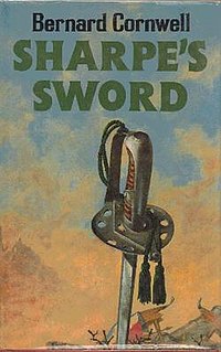 <i>Sharpes Sword</i> 1983 historical novel by Bernard Cornwell