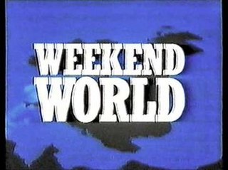 <i>Weekend World</i> British TV series or programme