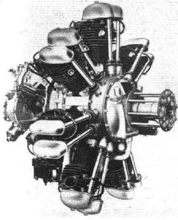 Wolseley Aquarius 1930s British piston aircraft engine