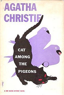 <i>Cat Among the Pigeons</i> 1959 Poirot novel by Agatha Christie