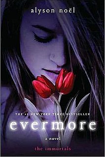 <i>Evermore</i> (novel) fantasy novel by Alyson Noël, part of the Immortals series