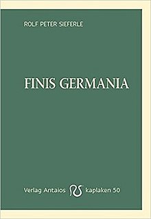 First edition (publ. Verlag Antaios) Finis Germania.jpg