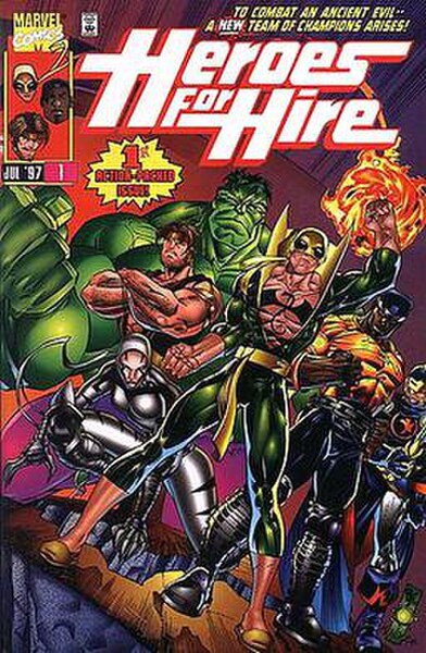 The Oracle Inc. version of the team as seen on the cover of Heroes for Hire #1 (Aug. 1997)