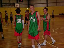 Renegades Basketball team in action 2005