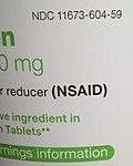 Thumbnail for File:NSAID label.jpg