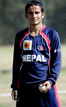 Nepali Cricket Player Bhuvan Karki.jpg