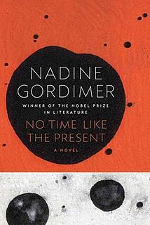 <i>No Time Like the Present</i> 2012 novel by Nadine Gordimer