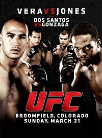 The poster for UFC Live: Vera vs. Jones