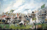 Battle of Vinegar Hill during 1798 Irish rebellion Vinhill.gif