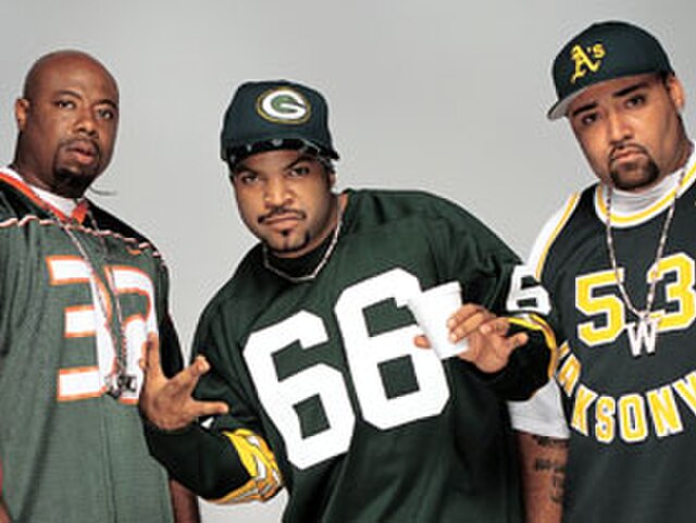 From left to right: WC, Ice Cube, Mack 10 in 2003