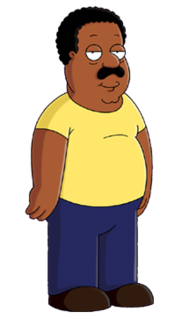 Cleveland Brown fictional character from the animated TV series Family Guy and its spin-off series The Cleveland Show