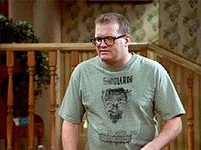 Drew Carey wearing a Ghoulardi T-shirt on The Drew Carey Show GhoulardiDrew.jpg