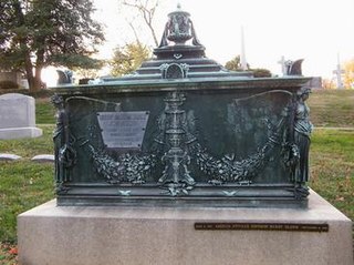 <span class="mw-page-title-main">Johnson Memorial</span> Artwork in Rock Creek Cemetery, Washington, DC