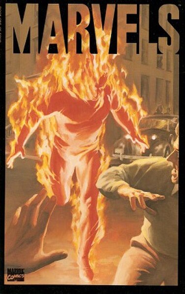Marvels #1, cover art by Alex Ross.