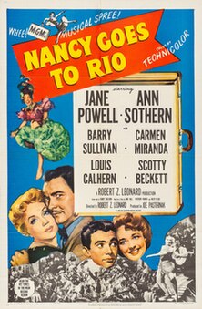 <i>Nancy Goes to Rio</i> 1950 film by Robert Zigler Leonard