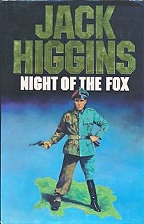 <i>Night of the Fox</i> (novel) World War II spy thriller novel by Jack Higgins