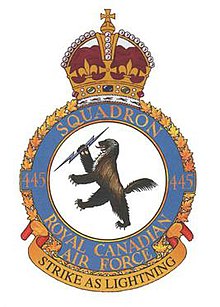 شماره 445 اسکادران RCAF badge.jpg