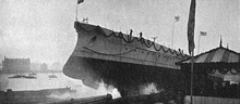 Braunschweig at her launching on 20 December 1902 SMS Braunschweig launching.png