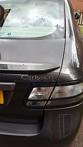 Carlsson boot lid badge Saab 9-3 Carlsson boot lid badge.jpg