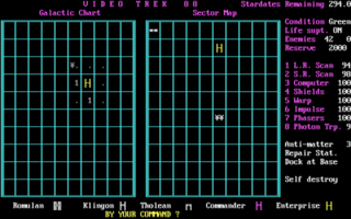 <i>Video Trek 88</i> 1982 video game