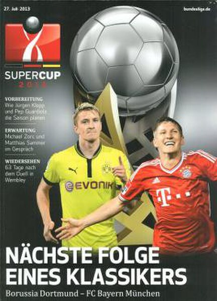 Match programme cover