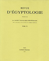 Revue d'Égyptologie (journal) cover.jpg